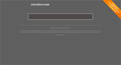 Desktop Screenshot of cocrative.com